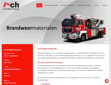 Tablet Screenshot of chbrandbeveiliging.nl